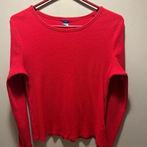 3 for 30$ Old Navy Vibrant Red Long Sleeve Top